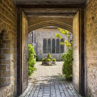 Spring at Ightham Mote